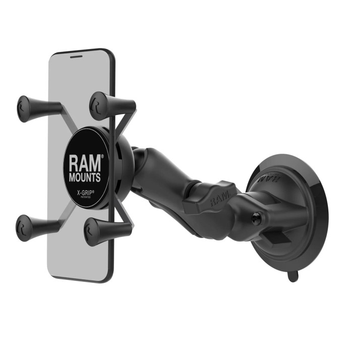 Soporte para teléfono RAM® X-Grip® con base de ventosa Twist-Lock™