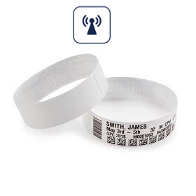Ultrasoft (LR) Direct RFID Wristband 25 x 362mm (ZBR2002 / UCODE 8)