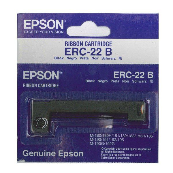 Epson ERC 22, long Life, Color ribbon, black