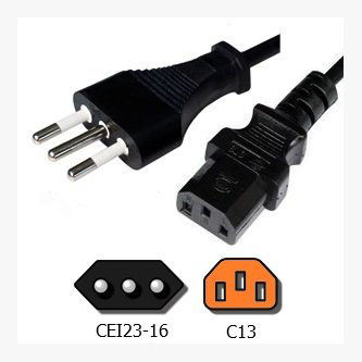 Cable de alimentación, 220 V, Italia / Chile