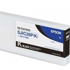 Epson ink cartridge, black  for: ColorWorks C7500
