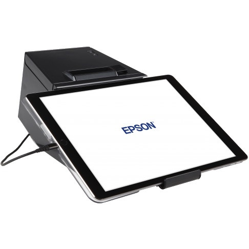Epson TM-m30II-SL, USB, USB Host, Lightning, Ethernet, 8 dots/mm (203 dpi), cutter, white (tablet no incluida)