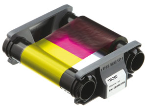 Evolis ruban de couleur (YMCKO) Pour Badgy200