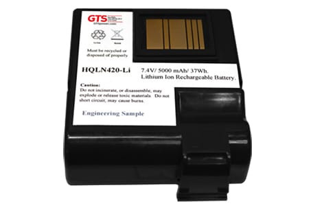 Paquete de 10 de HQLN420-LI, una batería de reemplazo compatible de 100 para impresoras Zebra QLN420. 5000 mAh. OEM P/N: P1050667-016
