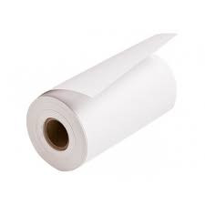 4 rouleaux continus de papier blanc mat 100 mm x 50 mètres