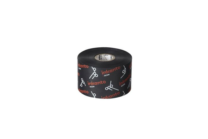 Nastro a trasferimento termico Armor, Inkanto, AXR 7+, resina, 80 mm, 450 m, uscita, nero