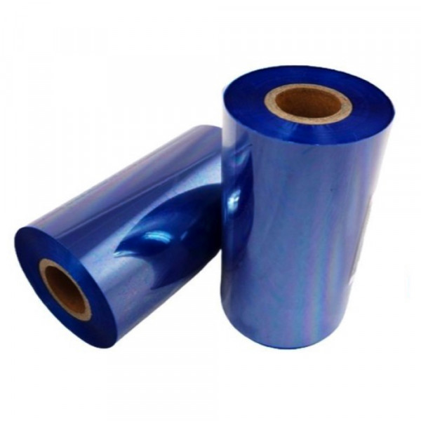 Ribbon Etiden Cera Azul, 80mm x 300m, unidades por caja 8