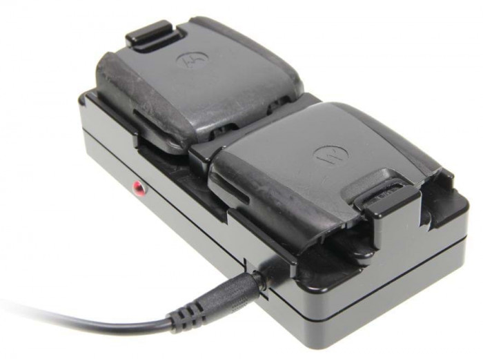 Brodit 2-Slot Tabletop Stand for Battery Charger - Zebra RS507, RS507X