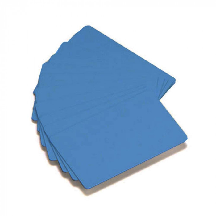 Zebra Premier Color Tarjetas PVC - Azul
