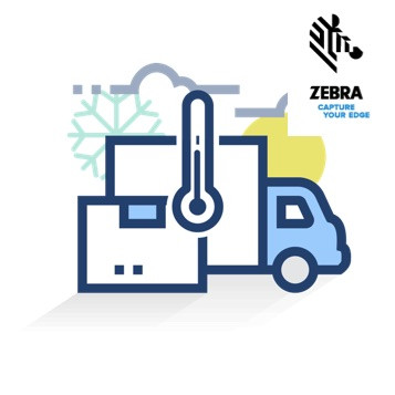 Sensores de temperatura eletrônicos de temptima por zebra