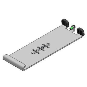 Ingen Desk / 5000 Multiple grip plate, black