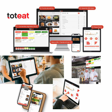 Toteat Solución TPV para Hostelería y Restauración