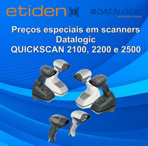 Aproveite os pre&ccedil;os especiais nos scanners Datalogic QUICKSCAN 2100, 2200 e 2500