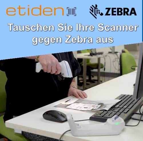 Wenn Sie auf Zebra-Scanner umsteigen, erhalten Sie spezielle Rabatte. Kontaktieren Sie unsere Berater