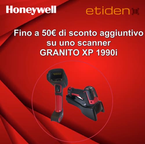 Ottieni fino a 25 &euro; di sconto aggiuntivo sullo scanner demo GRANIT XP 1990i