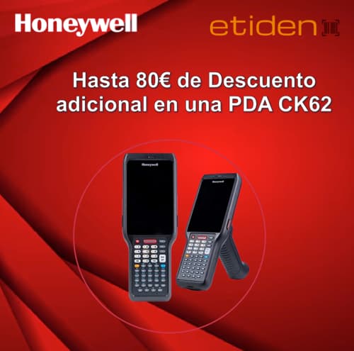 Hasta 40&euro; de Descuento adicional en una PDA CK62