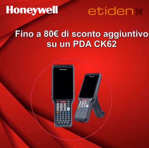 Fino a 40&euro; di sconto aggiuntivo su un PDA CK62