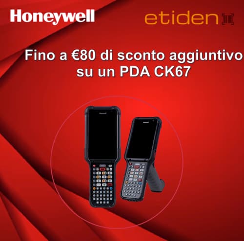 Fino a 40&euro; di sconto aggiuntivo su un PDA CK67