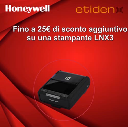 Fino a 15&euro; di sconto aggiuntivo su una stampante LNX3