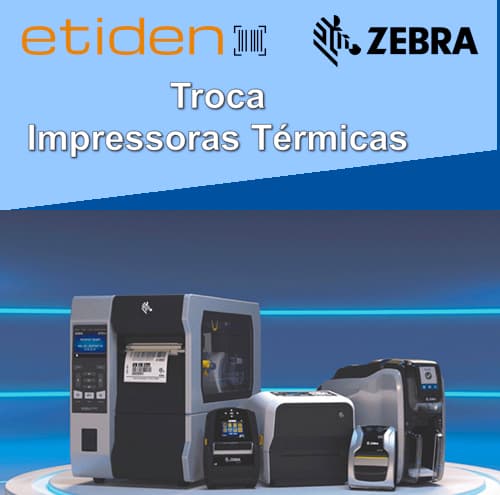 Descontos especiais se mudar para impressoras Zebra, contacte os nossos consultores